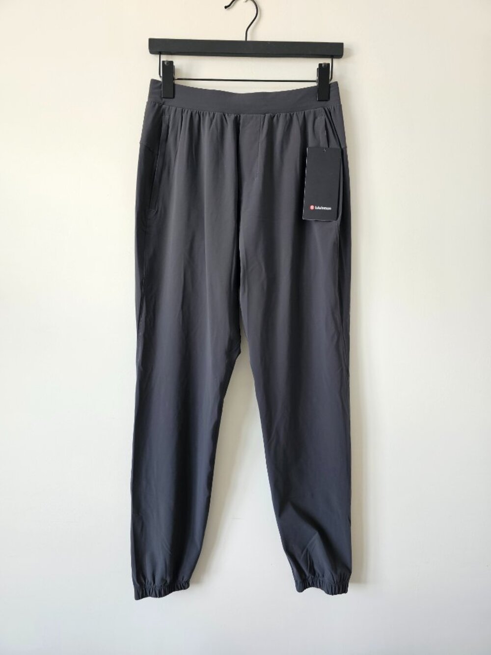 NWT LULULEMON GGRE Grey Gray Surge Jogger Zip Pocket Pants Men's Small